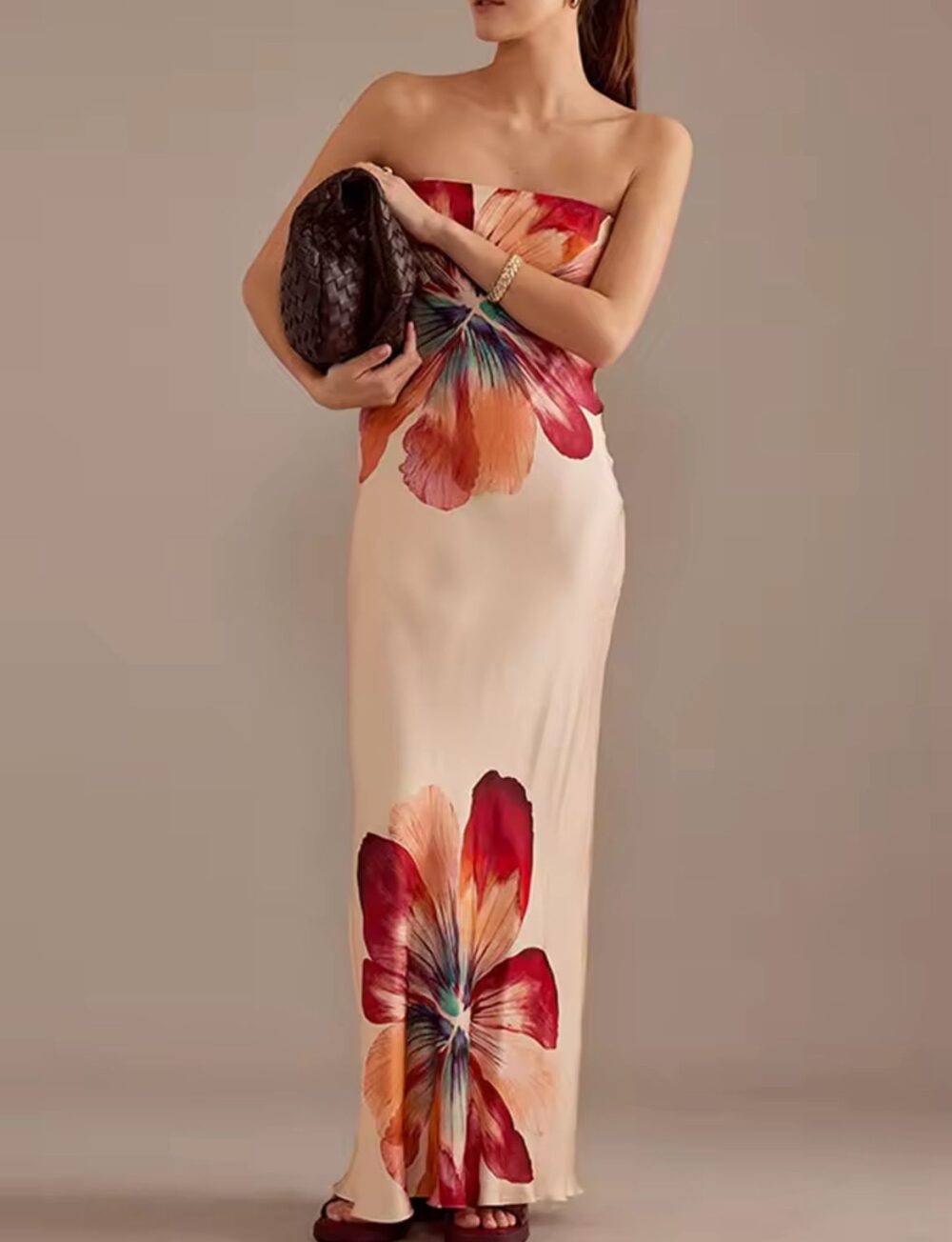 vestido fresco largo