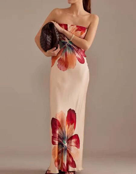 vestido fresco largo