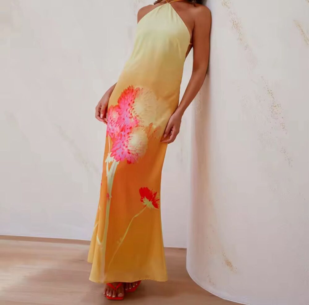 Vestido largo playero