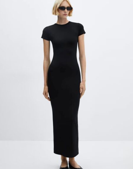 VESTIDO LARGO NEGRO