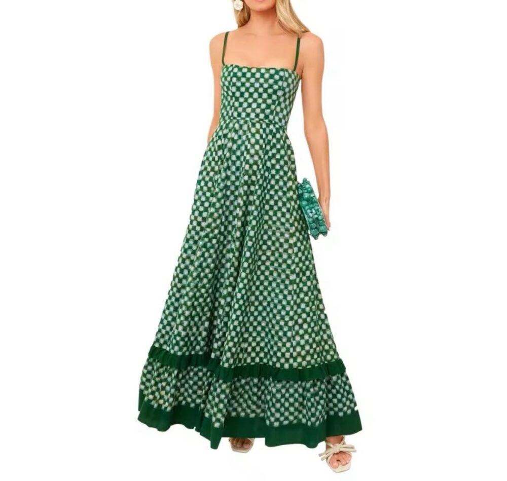 VESTIDO LARGO-CUADRADO