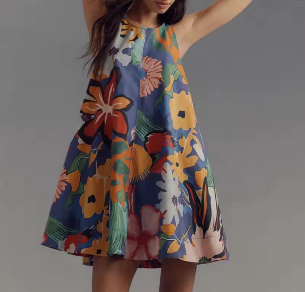 VESTIDO CORTO COLORIDO