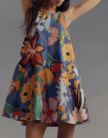VESTIDO CORTO COLORIDO